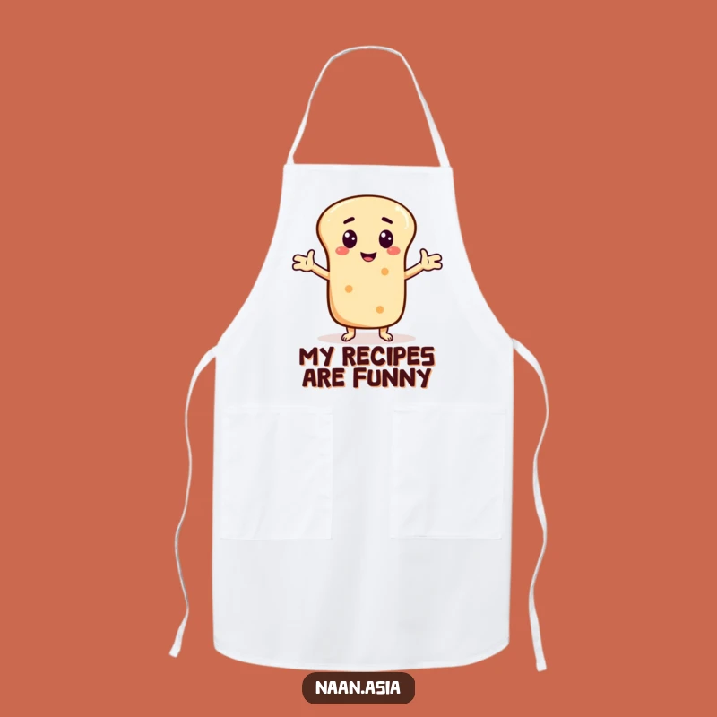 Funny Naan Bread Joke Teller Apron - Cook Up Some Laughs