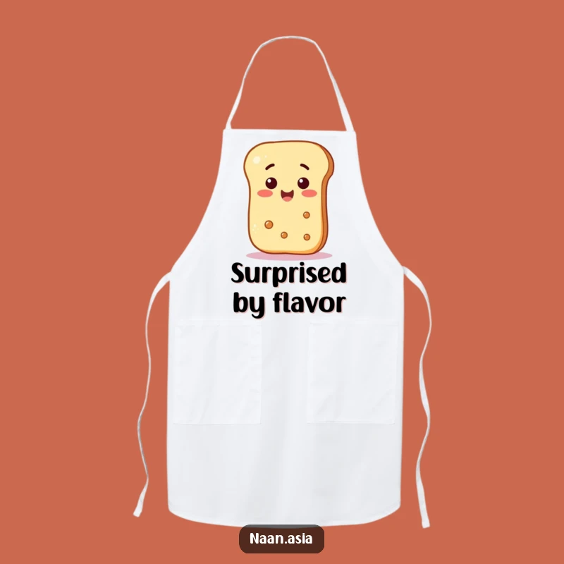 Funny Naan Bread Surprise Apron - Cook with Delightful Reactions