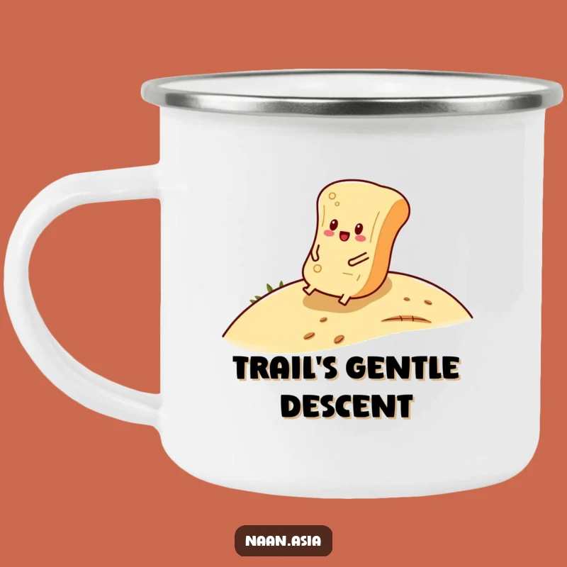 Funny Naan Bread Roll Camping Mug - Adventure Fuelled by Relaxation