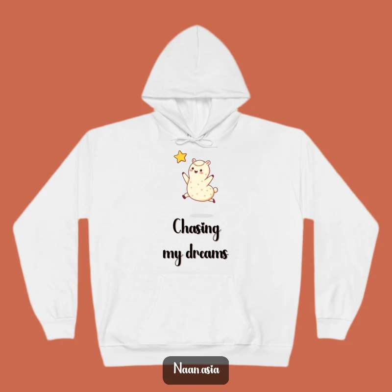 Cozy Funny Leaping Naan Star Hoodie: Warmth for Dreamers, Comfy Gift