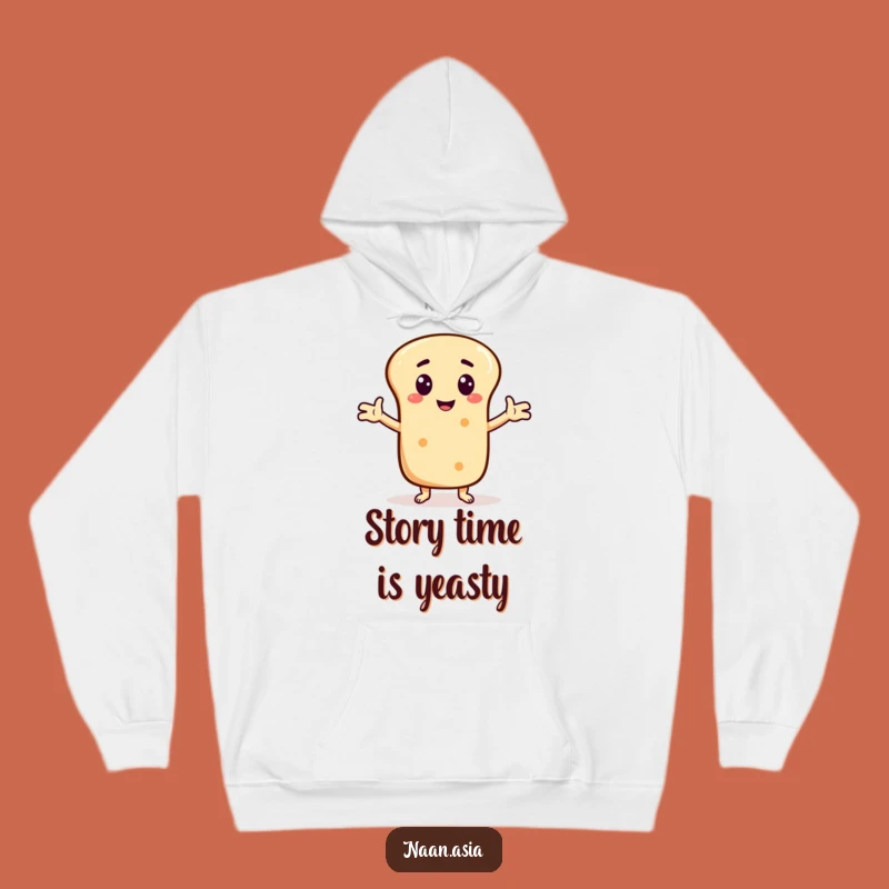 Funny Naan Bread Joke Teller Hoodie - Cozy Comedy Wear