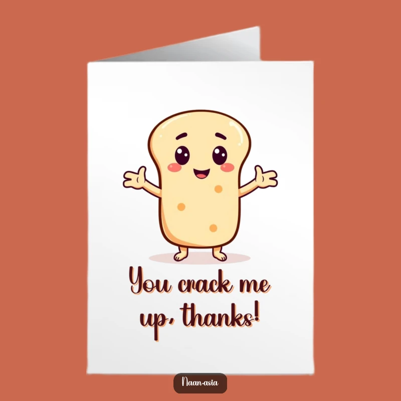 Free Printable Naan Thank You Card: Witty Bread Storyteller Downloadable Gift