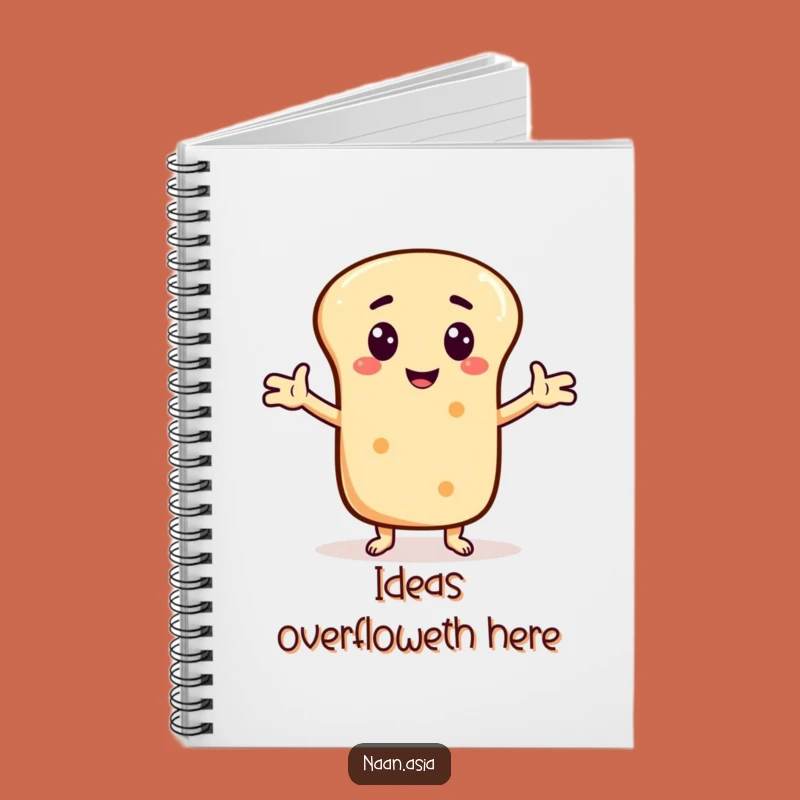 Funny Naan Bread Joke Teller Notebook - Write Hilarious Stories