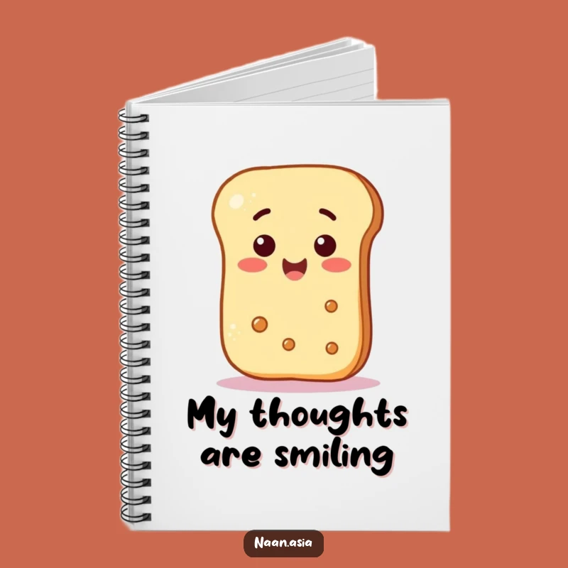 Funny Naan Bread Surprise Notebook - Jot Down Thoughts with a Smile