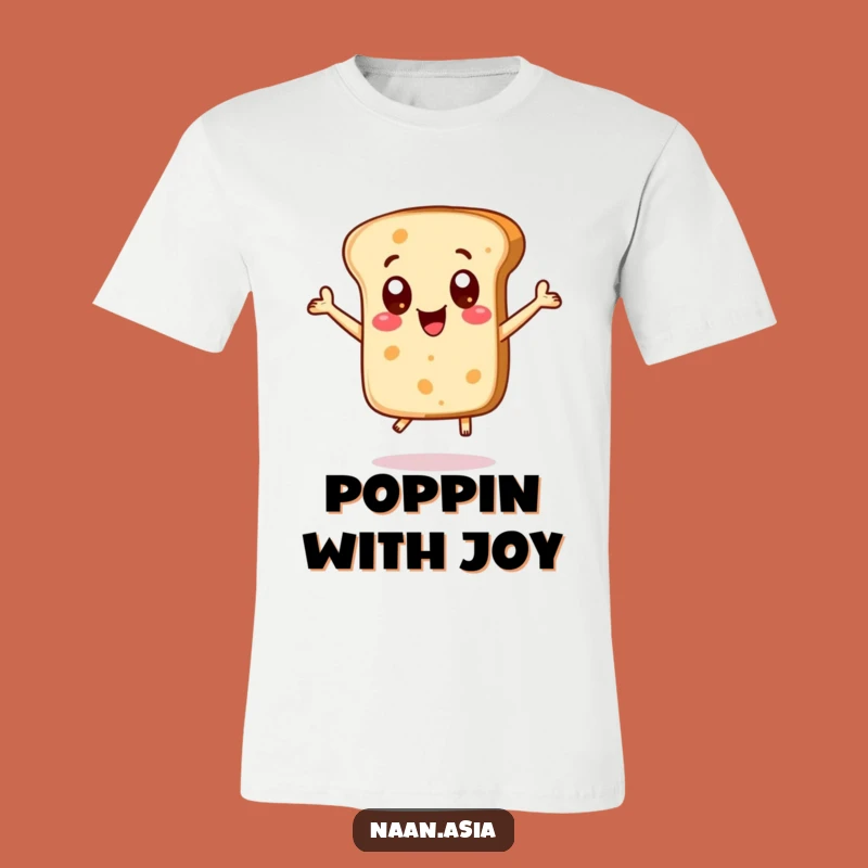 Funny Naan Bread Excited Dots T-Shirt - Jump for Delight Apparel
