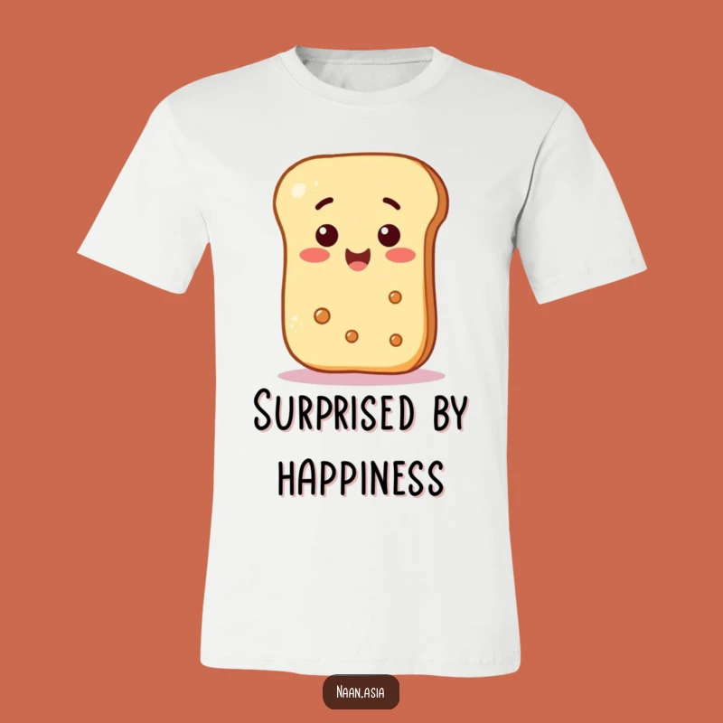 Funny Naan Bread Surprise T-Shirt - Wearable Humor for the Delightfully Shocked