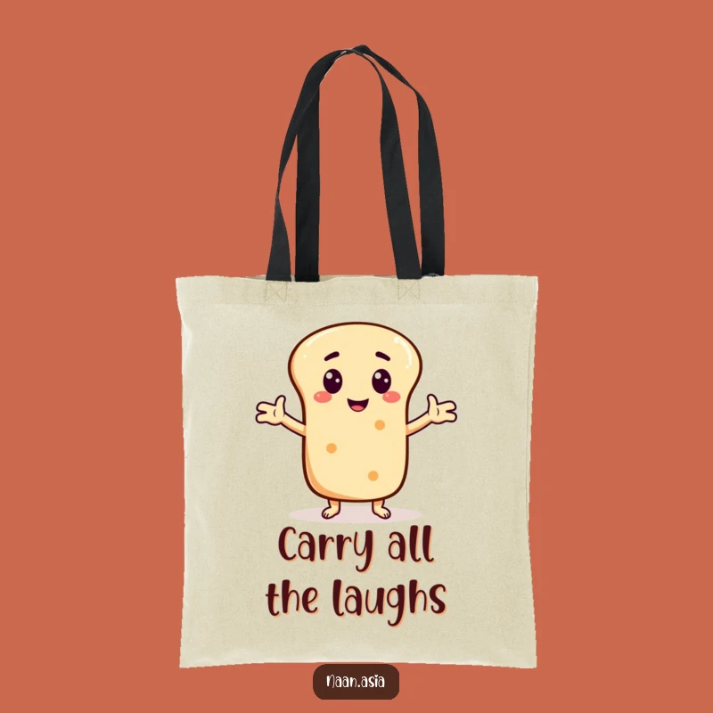 Funny Naan Bread Joke Teller Tote Bag - Carry Your Laughs